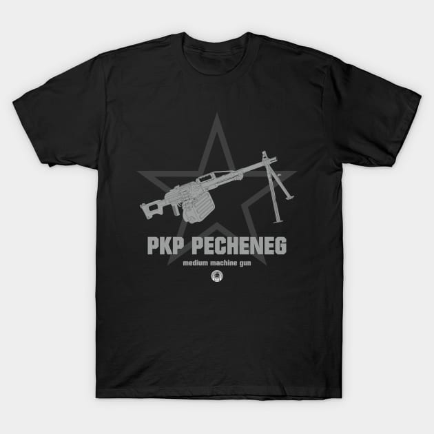 I love guns! PKP Pecheneg Machine gun T-Shirt by FAawRay